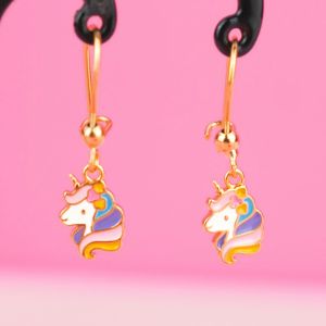 Collexion Day Dreamer Unicorn Earrings Anting Anak Lapis Emas Gold Plated
