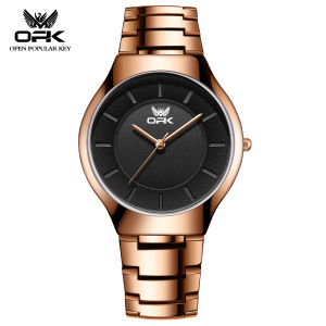 Đồng hồ OPK cho nam không thấm nước chính hãng 2025 không gỉ Mới dây đeo thép thời trang kinh doanh giản dị với Đồng hồ nam Hộp quà tặng