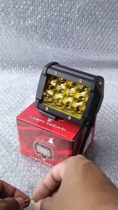 LAMPU SOROT TEMBAK CREE 12V LAMPU KABUT TAMBAHAN 36 WATT KUNING AGRAS