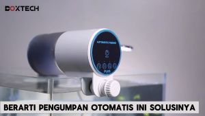 Pengumpan Ikan Otomatis Tahan Air Senyap dengan Pengatur Waktu 8 12 24 48 Jam 200ml Aquarium NS 8432