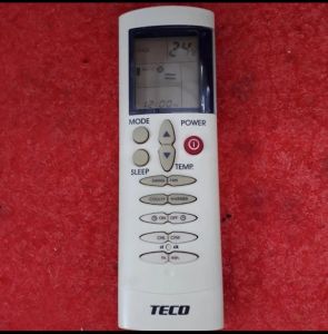 Remot Control AC TECO COOLER WARMER COOLING ONLY AUTO 5M000C587G012 Original