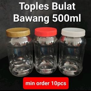 toples 500 ml tinggi toples bawang gorang