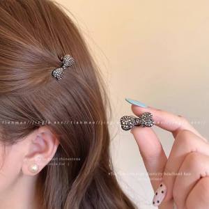 Elegant Bow Side Bang Hair Clip