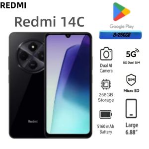 Redmi | 2026 Official New Redmi 14C Model Mobile Phone 2026 8+256GB High Storage Powerful Performance Redmi Series for Unmatched Usage