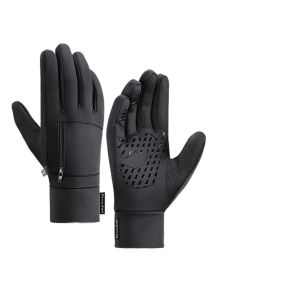 Men Women Outdoor Sports Autumn Winter Warm Bicycle Riding Gloves Touch Screen Windproof Ski Non Slip Thermal Fleece Lined