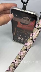 Phone tether tab rotatable 360 ° lanyard patch for phone strap compatible all cell phone