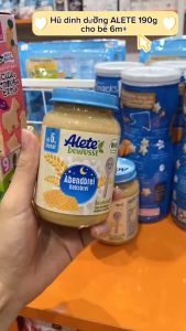 Hũ dinh dưỡng Alete Đức lọ 190g ăn dặm cho bé. Date 2026