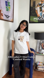 RBJ Ladies T-Shirt Cotton Combed Wanita 223350038