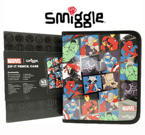 SMIGGLE ZIP IT PENCIL CASE STATIONERY SET ALAT TULIS UNTUK KANAK-KANAK