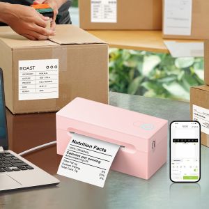 Máy In Nhiệt Không Mực Di Động 104mm In Giấy Qua Bluetooth Cho Tài Liệu PDF Excel Word Sử Dụng Tại Nhà Và Nơi Làm Việc