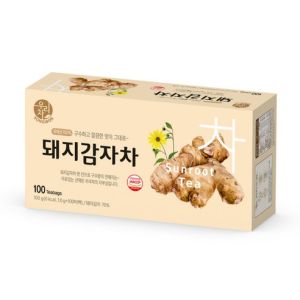Songwon Korea Sunroot Tea 40ea + 4ea / Jerusalem Artichoke / Sunchoke Tea / Korean Tea