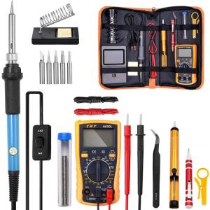 Soldering Iron Tool Kit 110V 60W Solder Listrik Set Lengkap