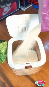 กล่องเก็บข้าวสาร 5/10/15kg ถังเก็บข้าวสาร ป้องกันแมลง ป้องกันความชื้น เกรดอาหาร การจัดเก็บอาหาร ของใช้ในครัวเรือน