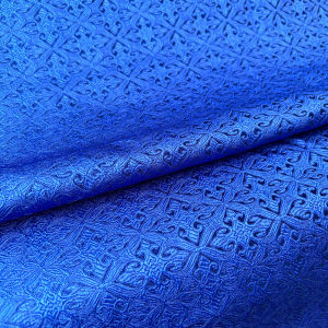 75cm Floral Designed Brocade Jacquard Damask Fabric Faux Silk Dense Chinese Dress Cheongsam Handmade Costume Tie Patchwork Craft