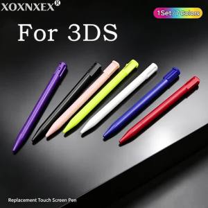 7 Màu/Bộ Bút Stylus Nhựa Cho Máy 3DS Bút Thay Thế Màn Hình Cảm Ứng Bộ Phụ Kiện Cầm Tay Có Cáp USB