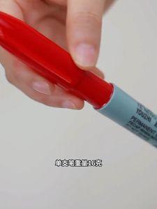 10Pcs S-400 Panda Permanent Marker Black Gel Pen Student Stationery Office Signature Pen