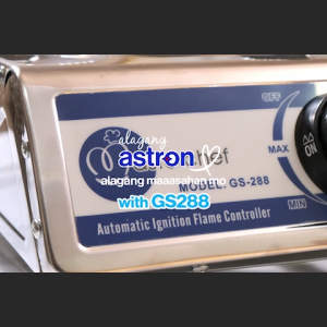 Astron GS 288 Double Burner Gas Stove | Heavy Duty | Stainless Steel Body | Auto-Ignition Burner