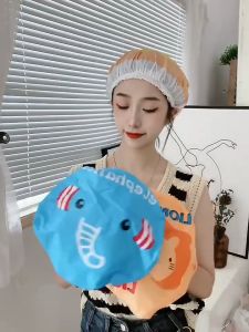 Mũ trùm tóc - Mũ trùm đầu - Mũ chụp tóc trong nhà tắmNón Tắm Trùm Đầu Trang Điểm Rửa Mặt Tiện Lợi Hình Thú-HAUSE