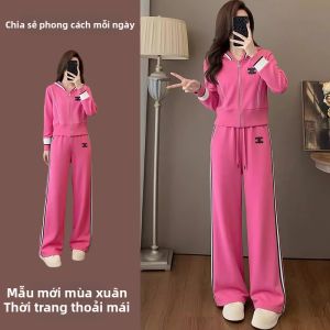 NUANPING | Bộ Áo Hoodie Thời Trang Ôm Sát Dày