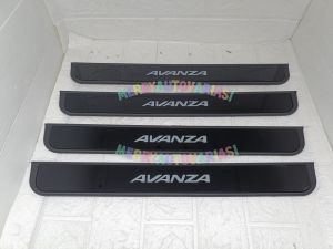 Sillplate samping mobil Avanza 22 datar hitam non led