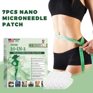 1/3/5 Box Advanced 10-in-1 Nano Microneedle Body Patch Moringa Extract Firming Sticker for Daily Skin Tightening Maintenance