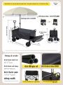 MEIDIHUAFU | Xe Đẩy Du Lịch Gấp Gọn. 