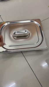 GVW Food Container Food Buffet Tray Food Warmer Stainless Steel Catering With Lid Cover Kitchenware
