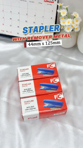 FCI Stapler With remover Metal Manual Use Effortless Jam Stapler 44mm x 125mm Ergonomic easy-grip design for comfortable everyday use