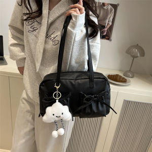 Fashionable Butterfly Knot Underarm Bag Large Capacity Ladies Handbag Versatile Shoulder Bag Small Square Bag Handbag