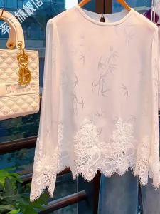Áo Nữ Mới Kiểu Trung Quốc In Hoa Văn