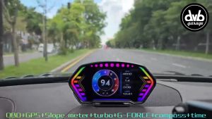 P3 HUD OBD2 + GPS SLOPE METER 6\\\" ORIGINAL INDIKATOR MOBIL OBD DIGITAL