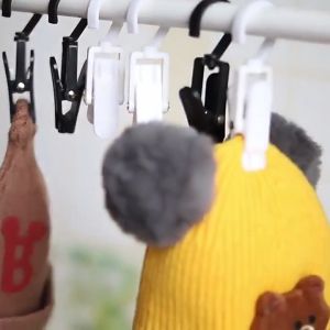 【Woody】Hat Display Short Skirt Storage Clip Rotatable Storage Trouser Press Socks Clip Clothing Cap Clip