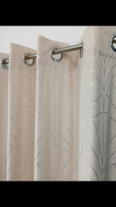 Goodnite Thermal Insulated Premium Curtain- 80% Blackout 30% Soundproof (Beige/ Blue)