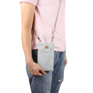 Túi Đựng Điện Thoại Huawei Mate60 Xiaomi 13 Có Dây Đeo Cổ Cho Điện Thoại Dành Cho Người Cao Tuổi Túi Đựng Điện Thoại Di Động Bằng Vải Nhung