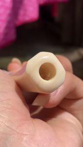 Pipa GG Asli Lokal Segilapan Lengkung 11cm Ujung Pipih Tebal