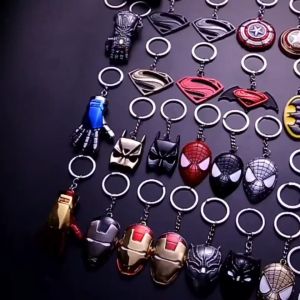 Móc Khóa Xe Máy Ô Tô Móc Treo Hình Siêu Anh Hùng Vũ Trụ Marvel Siêu Đẹp Đa Dạng Mẫu Đồ Decor