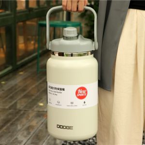 Dodge Thermal Pot 304 Stainless Steel 4600ml Mens Outdoor Water Kettle Large Capacity Travel Large Size Water Cup