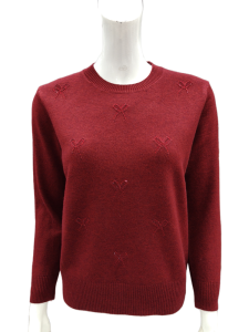 เสื้อสเวตเตอร์คอตั้งแขนยาวผู้หญิง 2025 ฤดูใบไม้ผลิและฤดูใบไม้ร่วง เสื้อชั้นในถักนิตติ้งบาง ผ้าขนสัตว์ ทรงหลวม ปกติ