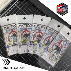 ASIT HOOK JIGGING size 543211/02/03/04/05/0 HIGH QUALITY