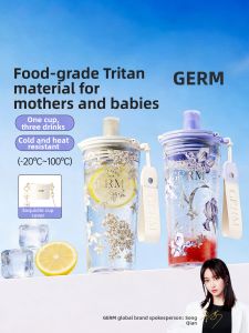 GERM | Aesthetic Portable Tritan High Temperature Resistant Straw Cup