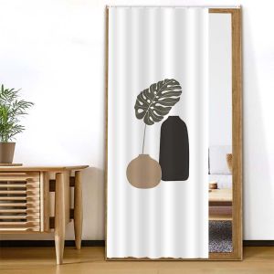 Customized Mirror Shade Curtain Cosmetic Mirror Full-Length Mirror Anti-Dust Curtain Hallway Mirror Curtain Feng Shui Curtain Floor Mirror Gray Curtain