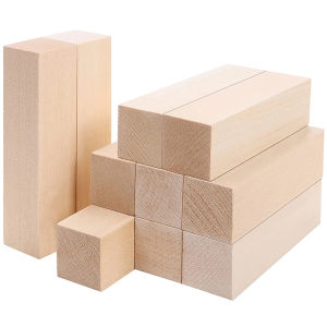 Khối Gỗ Basswood Để Chạm Khắc Bộ Dụng Cụ Chạm Khắc Gỗ Chưa Hoàn Thiện Đồ Dùng Nghệ Thuật Gỗ Mềm Dành Cho Người Mới Bắt Đầu Và Chuyên Gia