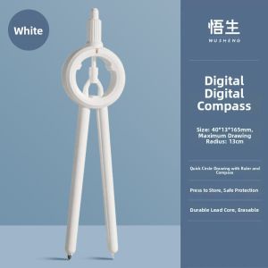MONLEYTA | Professional Drafting Compass Pen Large Diameter Scale Student Exam Tool High Aesthetic Value Multi-functional Stationery