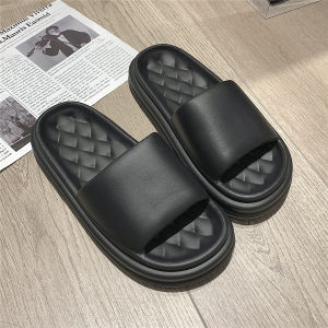 Couples Summer Fashion Personality Indoor Anti-slip EVA Home Slippers Diamond Grid Design Male Female Home Slippers