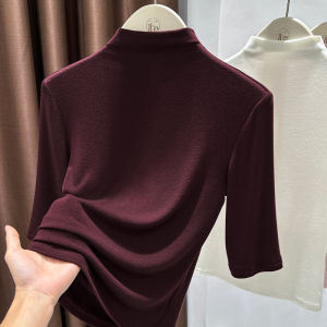 GEBOFU | Boat Neck Short Sleeve Lightweight TENCEL Knit Top