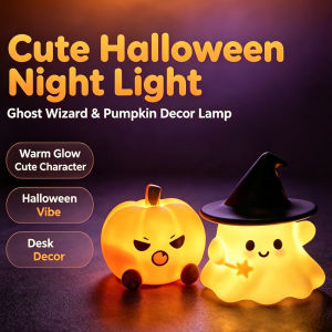 Bandai | Halloween Pumpkin Light Cute LED Night Lamp for Kids Room Cartoon Sleeping Light Holiday Home Decor Gift