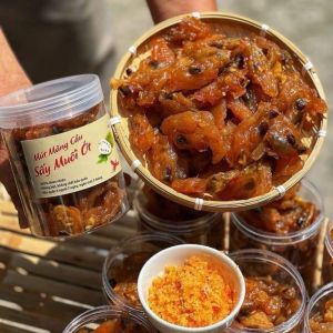 Mãng cầu xiêm sấy muối ớt nhà làm vị chua ngọt tự nhiên 500g