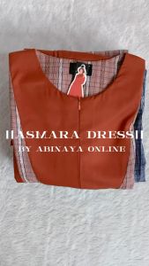 Gamis Salur Motif Terbaru Lebaran 2025 Bahan Katun Adem Silmi Asmara Dress