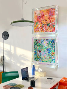 YASISHA | Dopamine Art Acrylic Scarf Hanging Painting