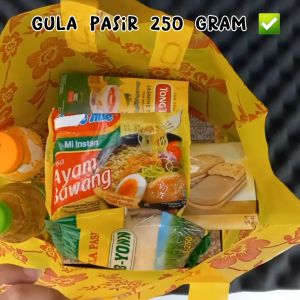 Kantong Plastik Hajatan 32x35 Motif BATIK isi 50 Tas Souvenir Hidangan Snack Ulang Tahun Syukuran